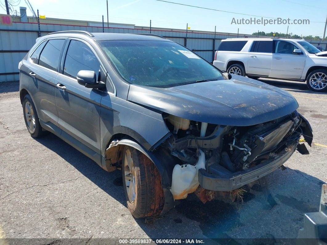 2017 Ford Edge Sel Gray vin: 2FMPK3J96HBB19264