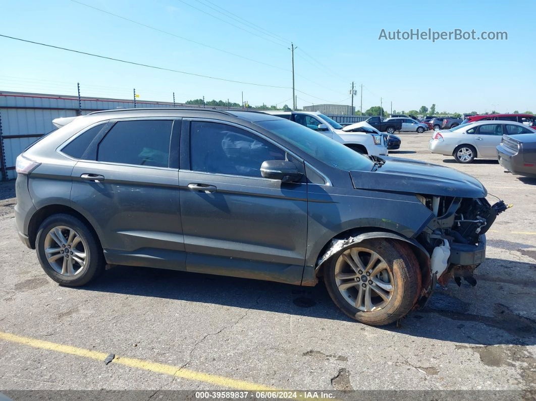 2017 Ford Edge Sel Серый vin: 2FMPK3J96HBB19264