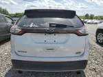 2018 Ford Edge Sel White vin: 2FMPK3J96JBC42410