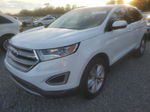 2018 Ford Edge Sel White vin: 2FMPK3J96JBC45128