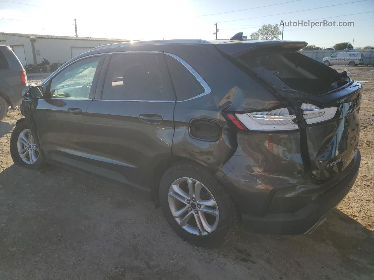 2019 Ford Edge Sel Gray vin: 2FMPK3J96KBB69234