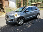 2020 Ford Edge Sel Silver vin: 2FMPK3J96LBA50391