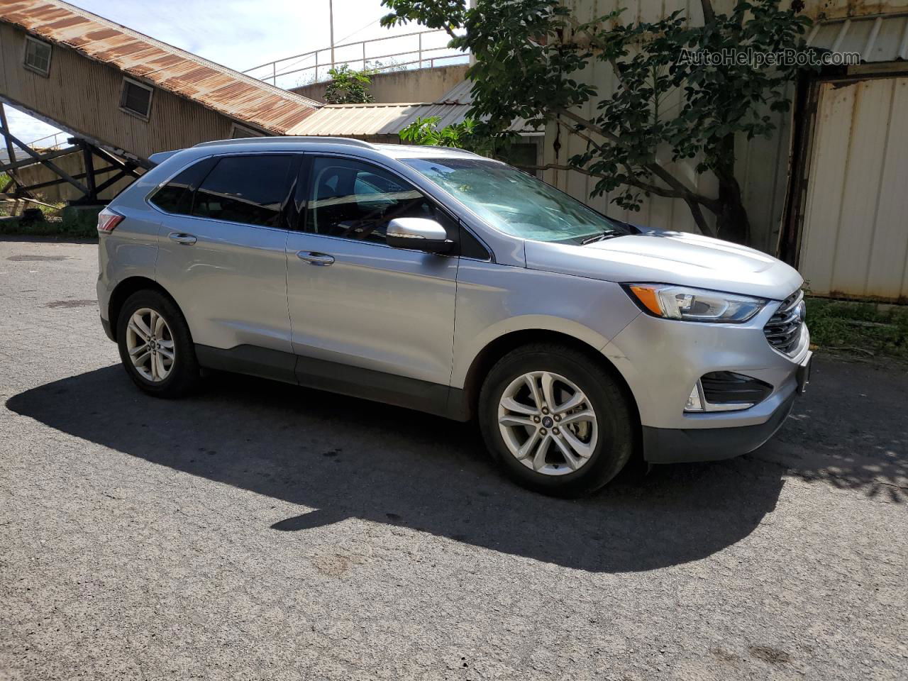 2020 Ford Edge Sel Silver vin: 2FMPK3J96LBA50391