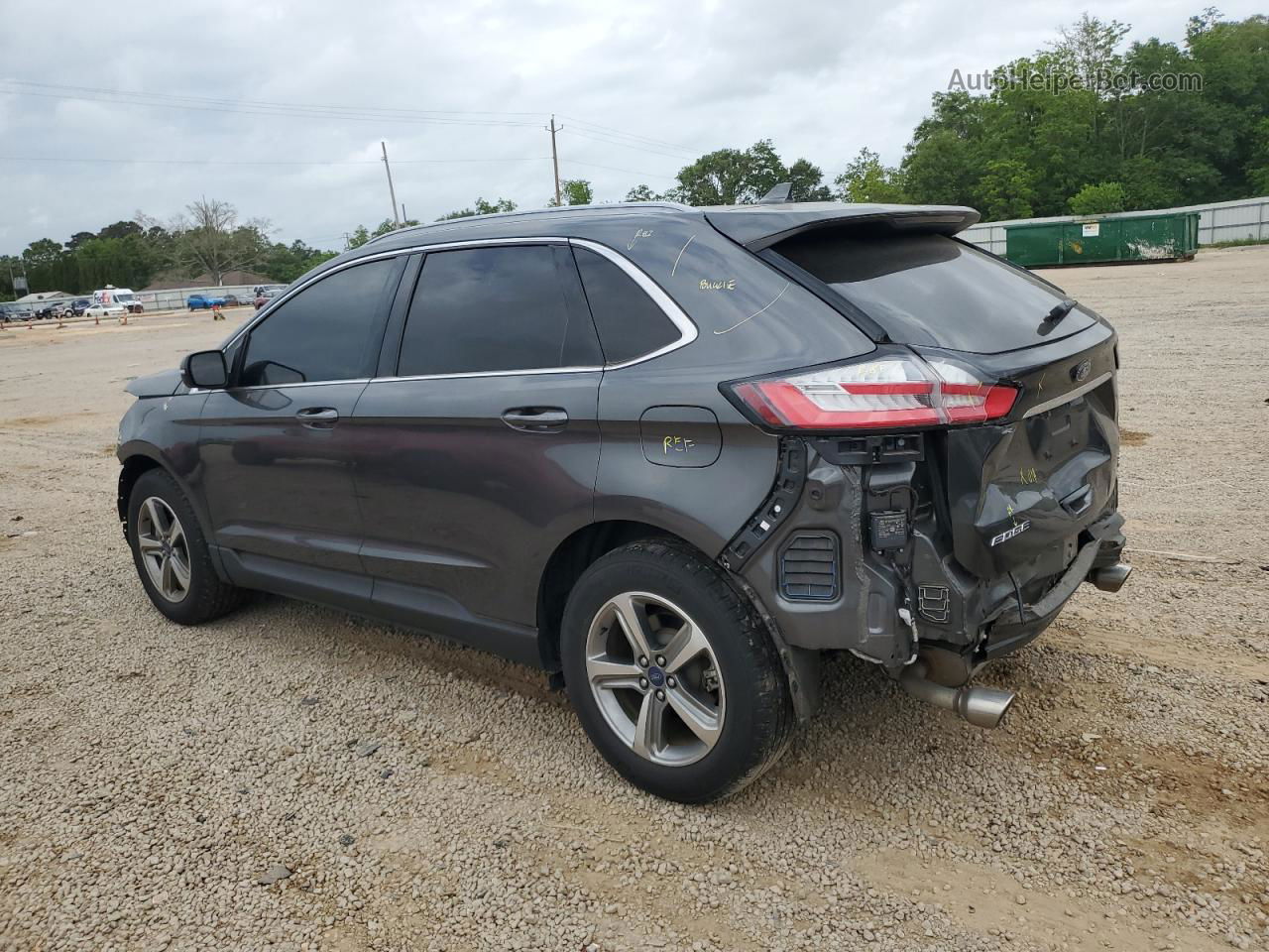 2020 Ford Edge Sel Gray vin: 2FMPK3J96LBA94813