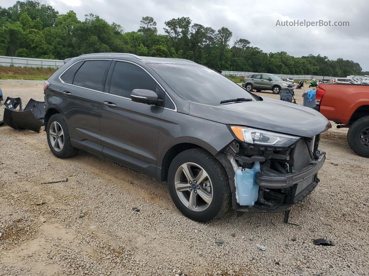 2020 Ford Edge Sel Gray vin: 2FMPK3J96LBA94813