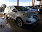 2017 Ford Edge Sel Silver vin: 2FMPK3J97HBB71468