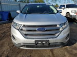 2018 Ford Edge Sel Silver vin: 2FMPK3J97JBC57918