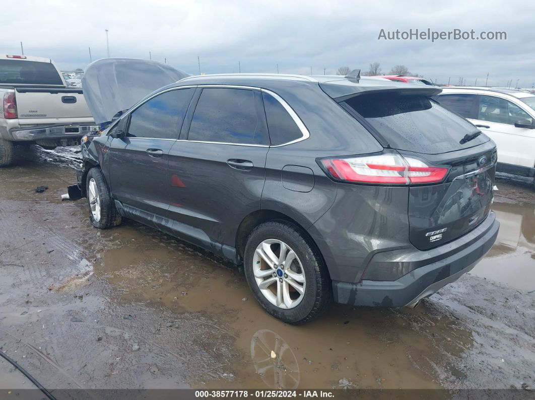 2019 Ford Edge Sel Gray vin: 2FMPK3J97KBB60011