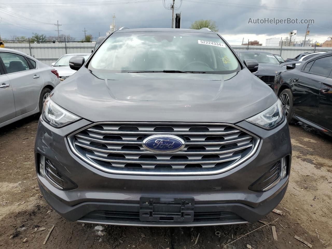 2020 Ford Edge Sel Charcoal vin: 2FMPK3J97LBA50268