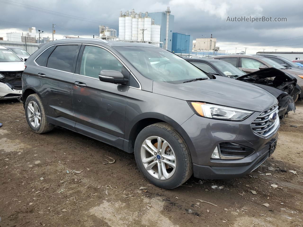 2020 Ford Edge Sel Charcoal vin: 2FMPK3J97LBA50268