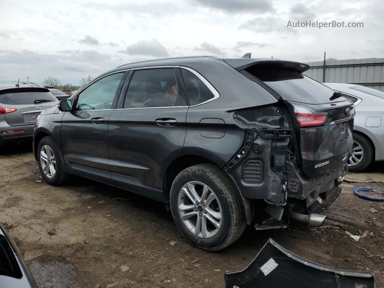 2020 Ford Edge Sel Charcoal vin: 2FMPK3J97LBA50268