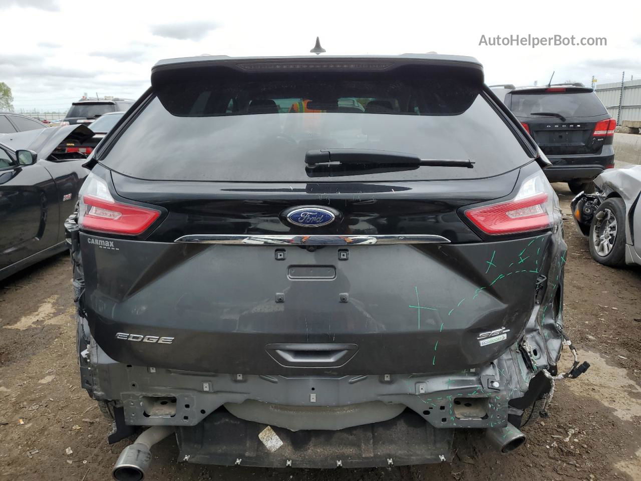 2020 Ford Edge Sel Charcoal vin: 2FMPK3J97LBA50268