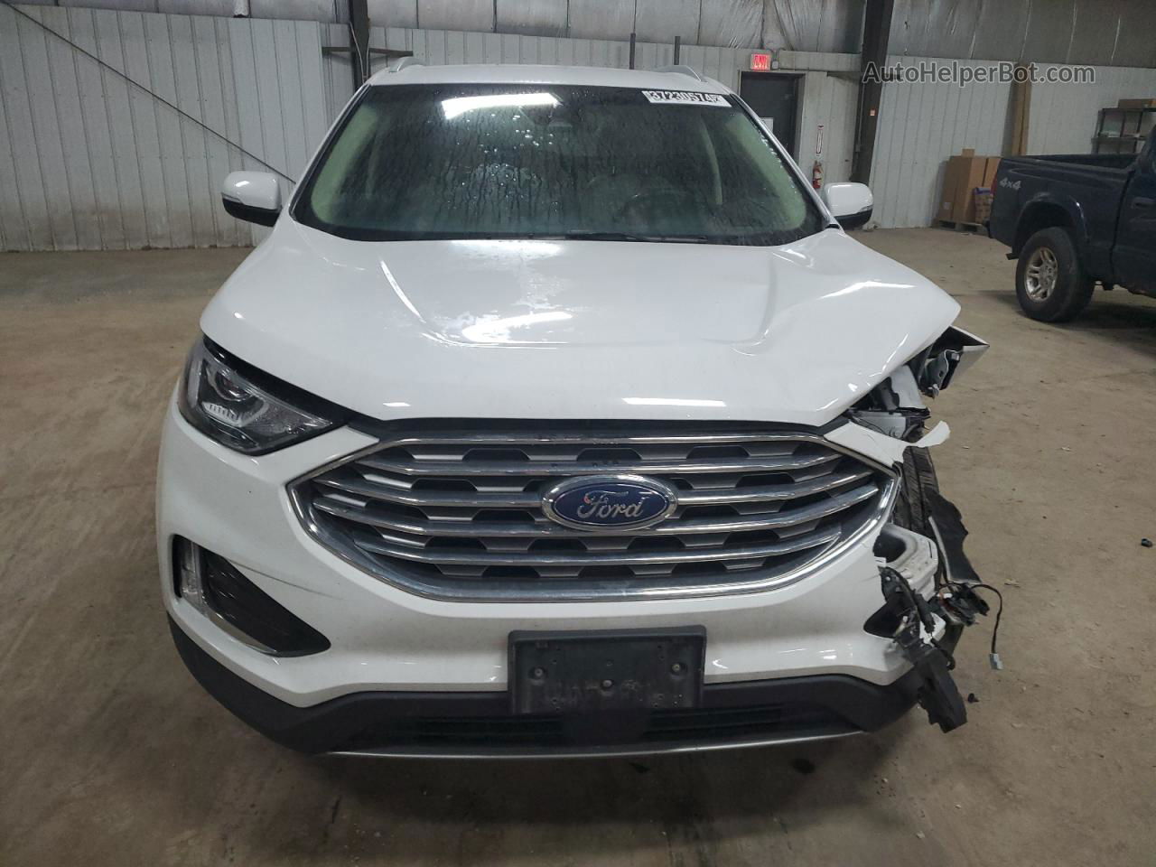 2020 Ford Edge Sel Белый vin: 2FMPK3J97LBB01638