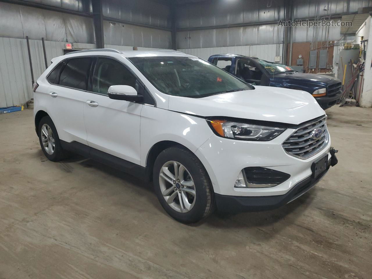 2020 Ford Edge Sel Белый vin: 2FMPK3J97LBB01638