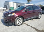 2020 Ford Edge Sel Maroon vin: 2FMPK3J97LBB42173