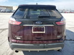 2020 Ford Edge Sel Maroon vin: 2FMPK3J97LBB42173