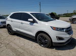 2018 Ford Edge Sel White vin: 2FMPK3J98JBB53843