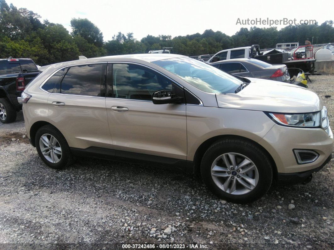 2018 Ford Edge Sel Gold vin: 2FMPK3J98JBB98345