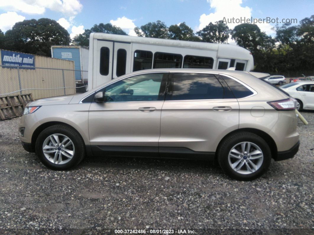 2018 Ford Edge Sel Gold vin: 2FMPK3J98JBB98345