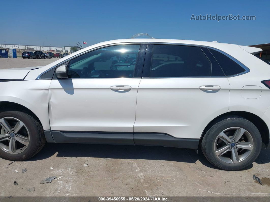 2019 Ford Edge Sel White vin: 2FMPK3J98KBB32251