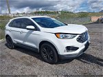 2019 Ford Edge Sel White vin: 2FMPK3J98KBB88609