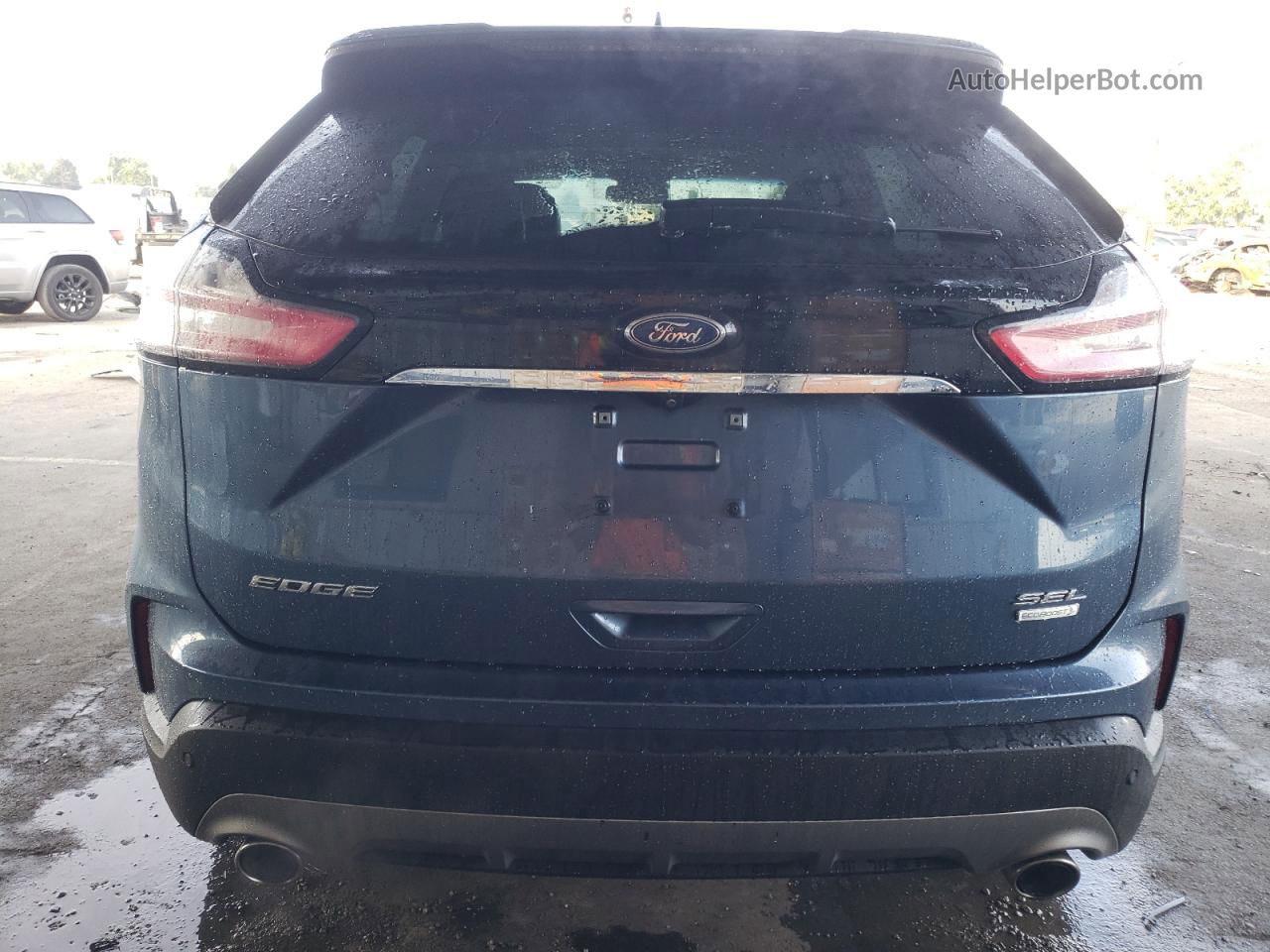 2019 Ford Edge Sel Blue vin: 2FMPK3J98KBB96192