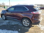 2019 Ford Edge Sel Maroon vin: 2FMPK3J98KBB97083