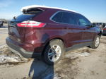 2019 Ford Edge Sel Maroon vin: 2FMPK3J98KBB97083