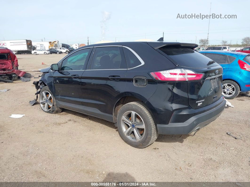 2019 Ford Edge Sel Черный vin: 2FMPK3J98KBC26825