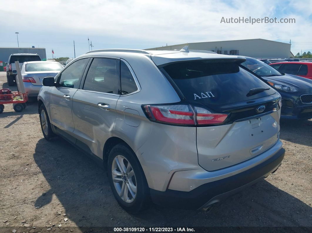 2019 Ford Edge Sel Silver vin: 2FMPK3J98KBC62112