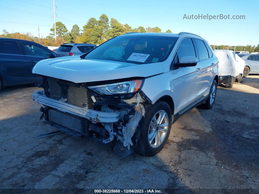 2020 Ford Edge Sel White vin: 2FMPK3J98LBA57360