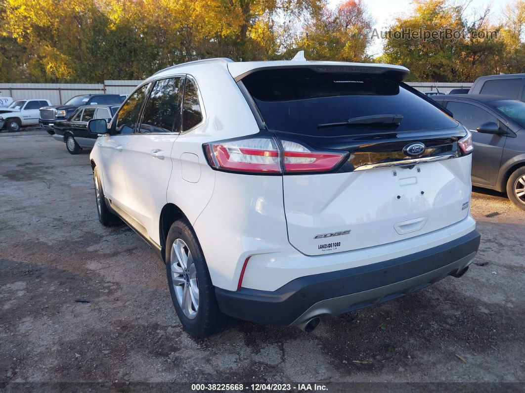 2020 Ford Edge Sel White vin: 2FMPK3J98LBA57360