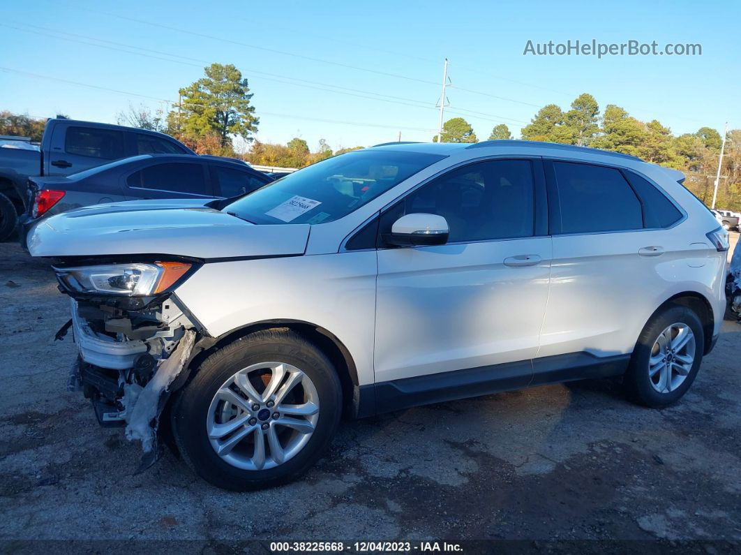 2020 Ford Edge Sel White vin: 2FMPK3J98LBA57360