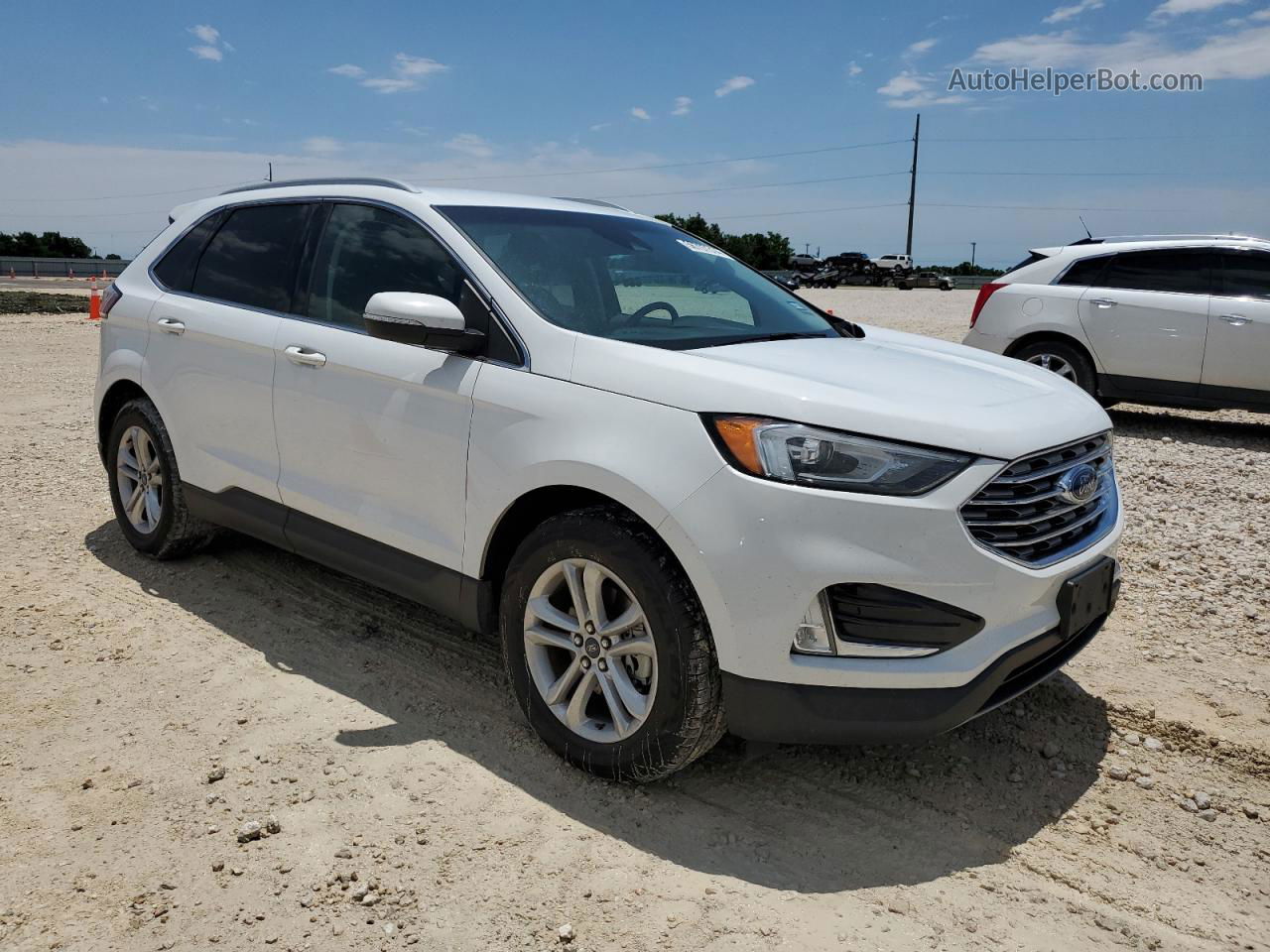 2020 Ford Edge Sel Белый vin: 2FMPK3J98LBB14253