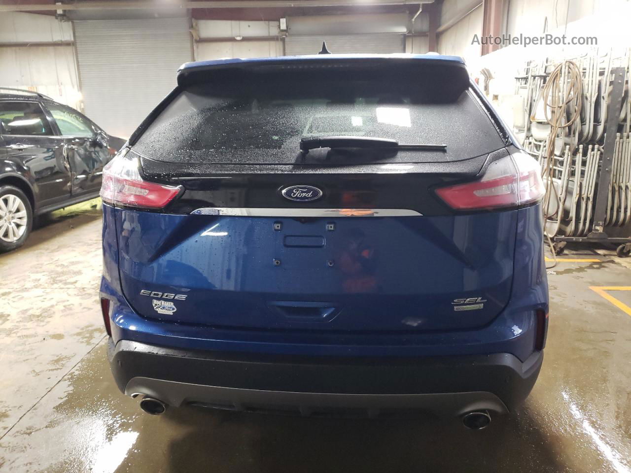 2020 Ford Edge Sel Blue vin: 2FMPK3J98LBB22353