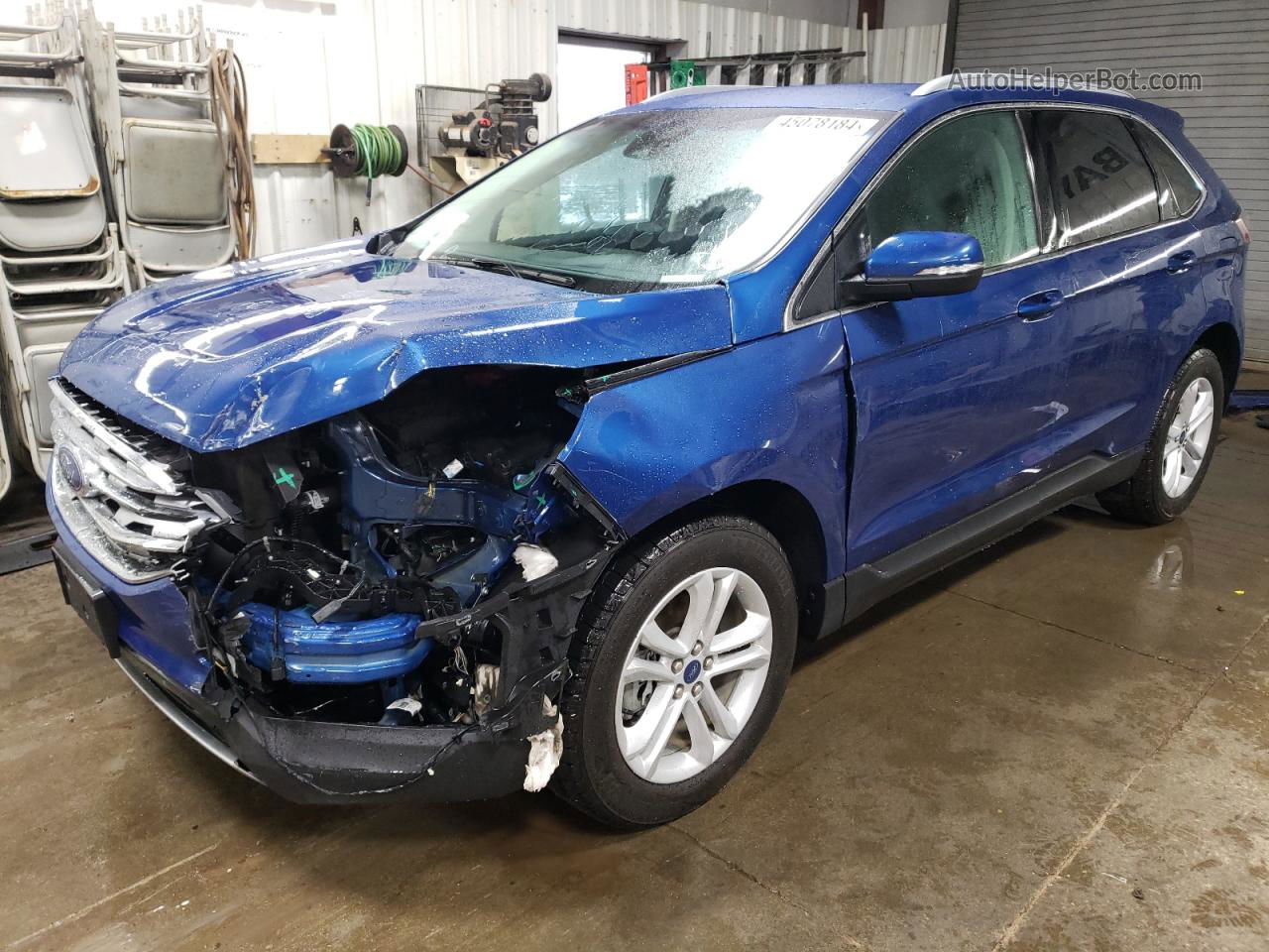 2020 Ford Edge Sel Blue vin: 2FMPK3J98LBB22353