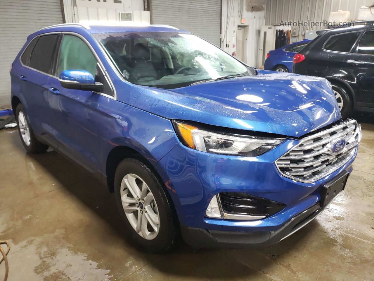 2020 Ford Edge Sel Blue vin: 2FMPK3J98LBB22353