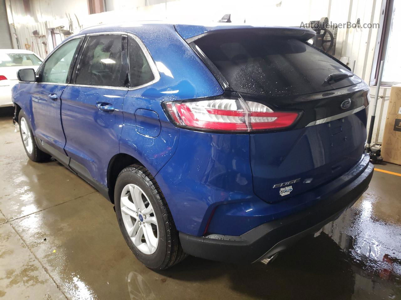 2020 Ford Edge Sel Blue vin: 2FMPK3J98LBB22353