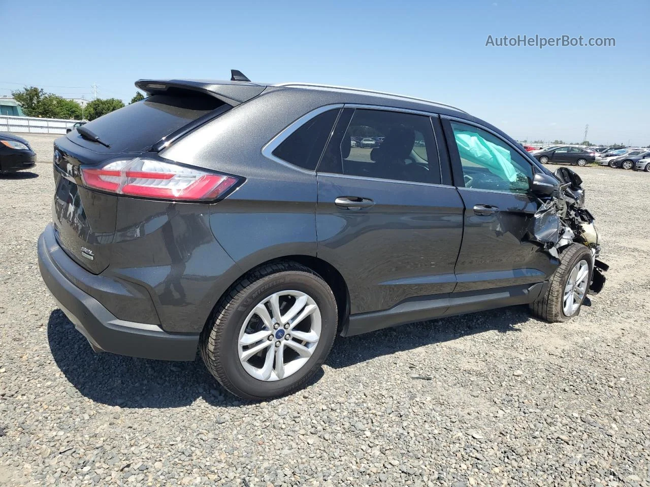 2020 Ford Edge Sel Charcoal vin: 2FMPK3J98LBB26208