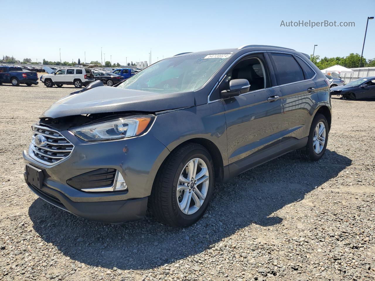 2020 Ford Edge Sel Угольный vin: 2FMPK3J98LBB26208