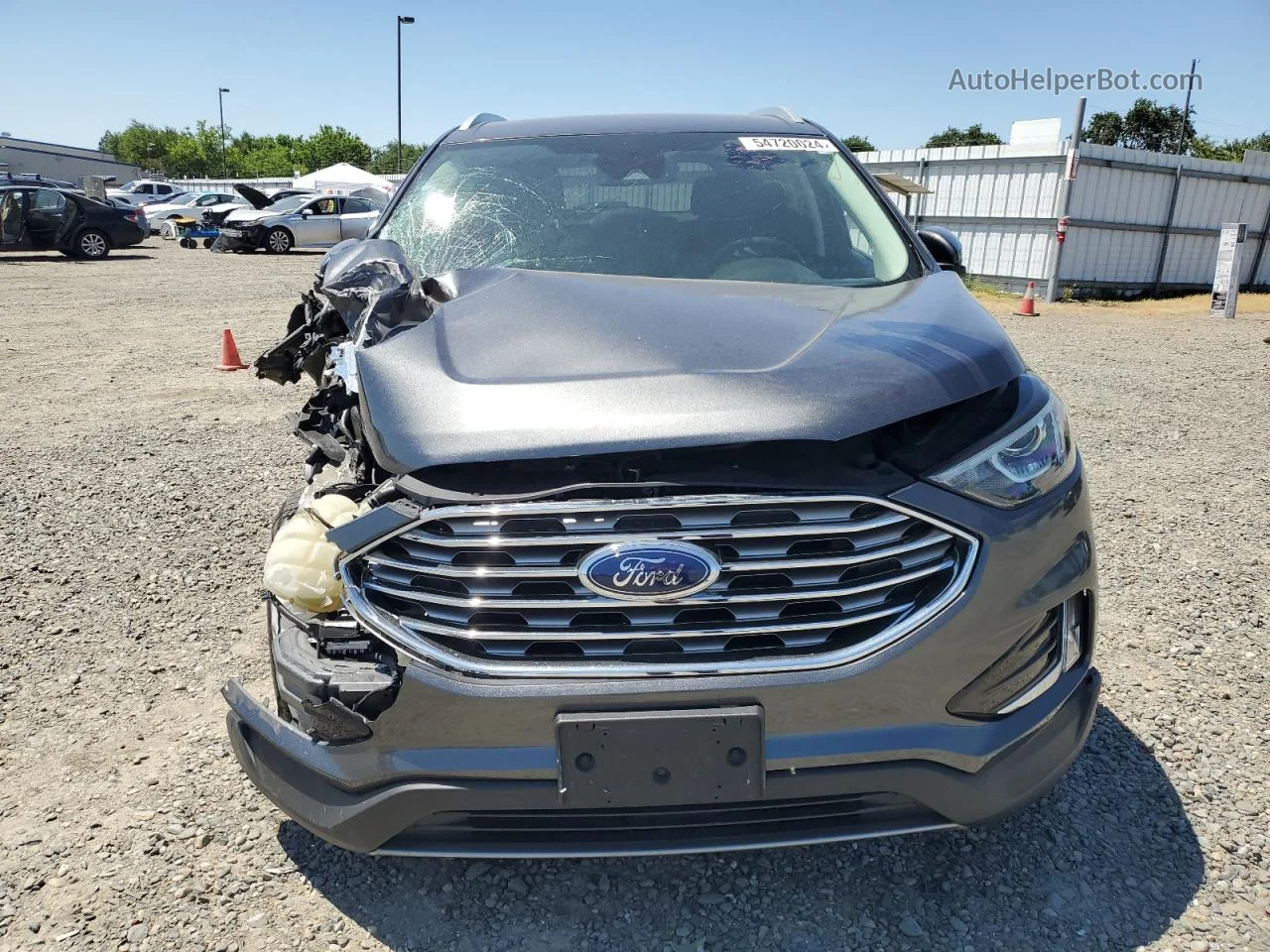 2020 Ford Edge Sel Угольный vin: 2FMPK3J98LBB26208