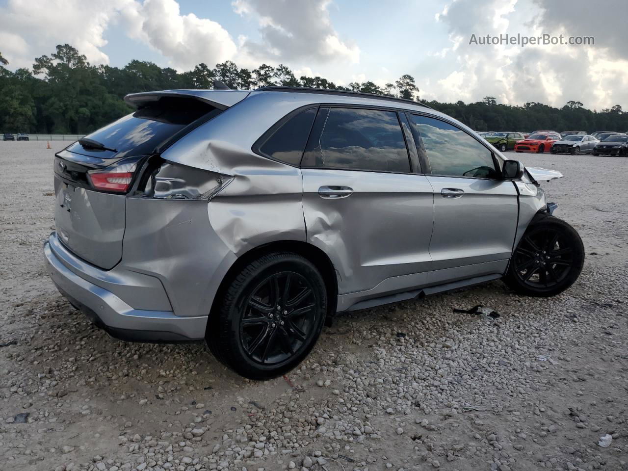 2020 Ford Edge Sel Серебряный vin: 2FMPK3J98LBB30632