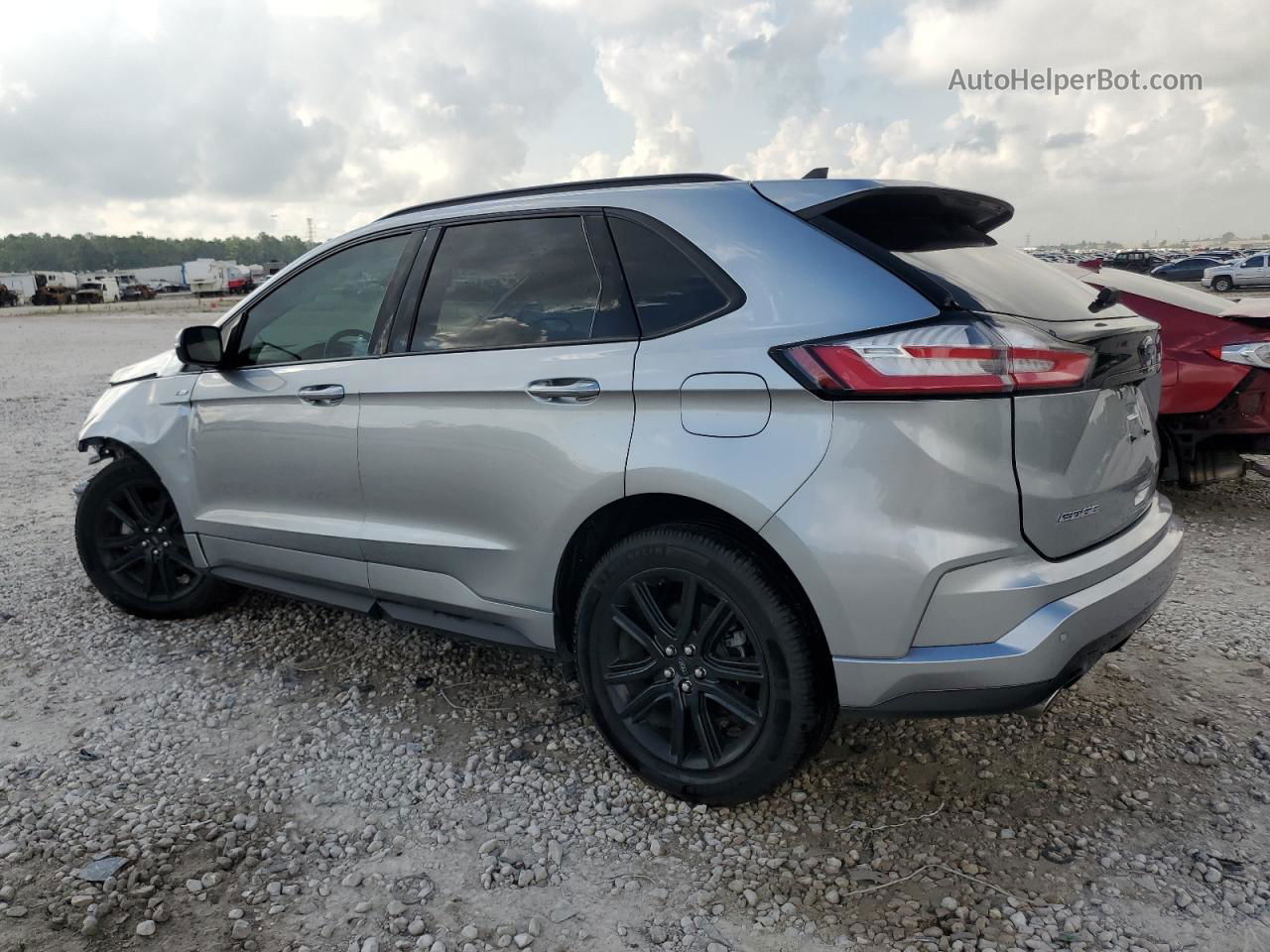 2020 Ford Edge Sel Silver vin: 2FMPK3J98LBB30632