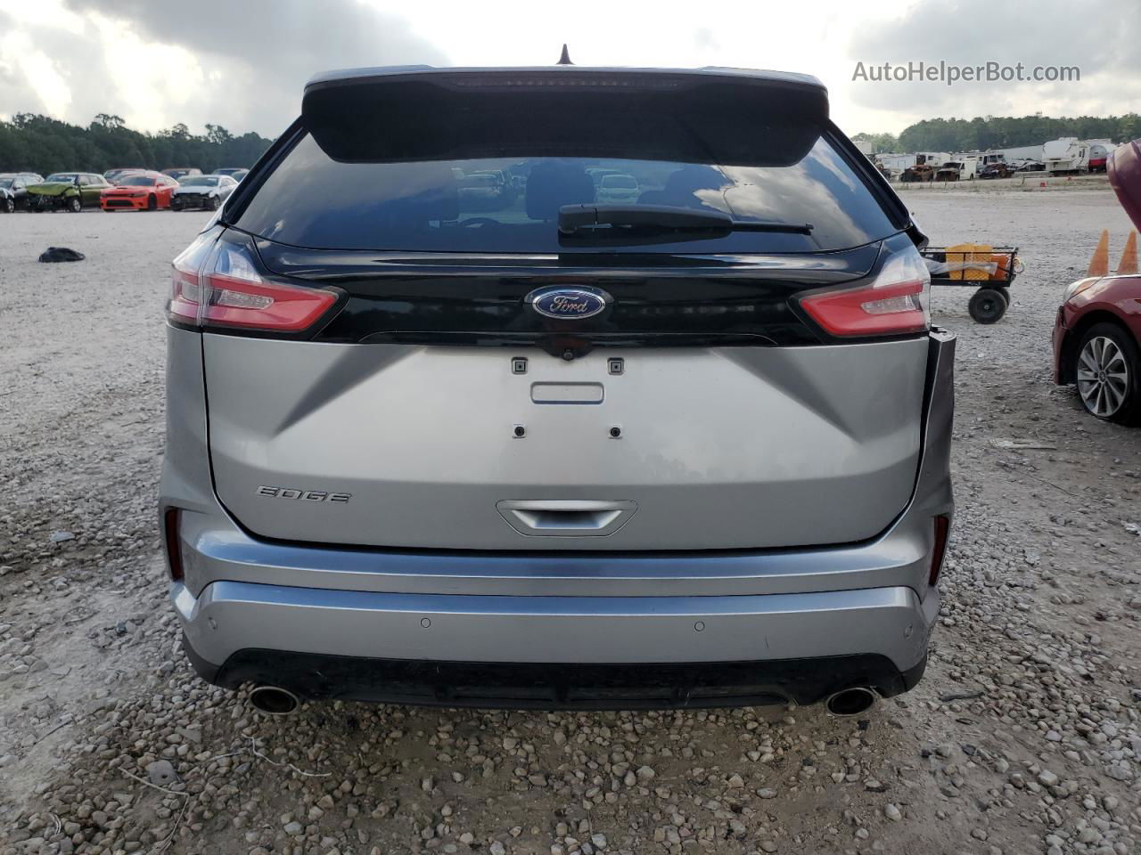 2020 Ford Edge Sel Серебряный vin: 2FMPK3J98LBB30632