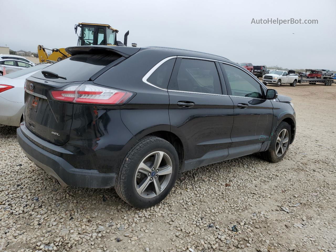 2020 Ford Edge Sel Black vin: 2FMPK3J98LBB60472