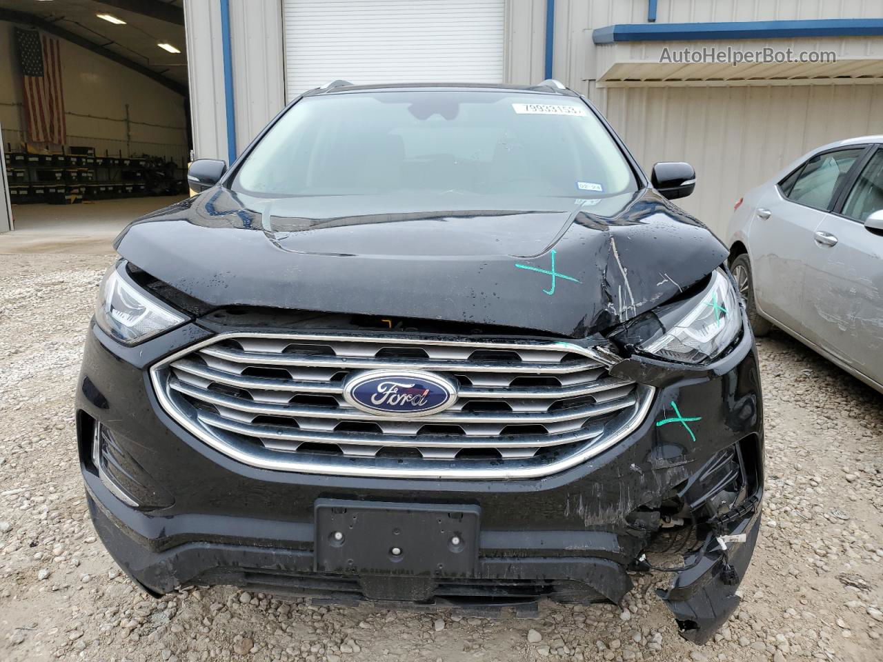 2020 Ford Edge Sel Black vin: 2FMPK3J98LBB60472