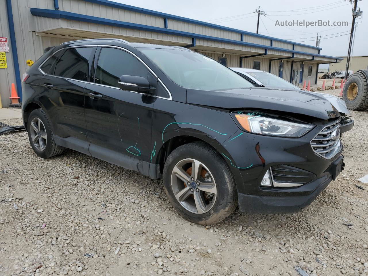 2020 Ford Edge Sel Black vin: 2FMPK3J98LBB60472