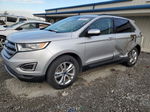 2016 Ford Edge Sel Silver vin: 2FMPK3J99GBB70367