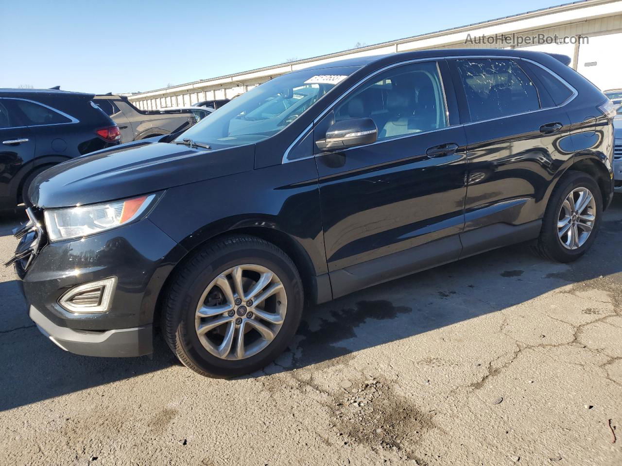 2016 Ford Edge Sel Black vin: 2FMPK3J99GBC10253