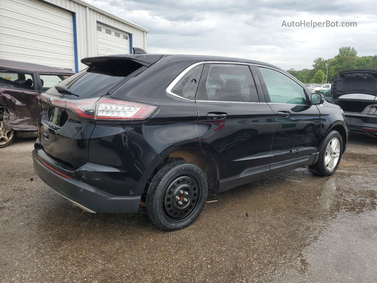 2017 Ford Edge Sel Black vin: 2FMPK3J99HBB44157